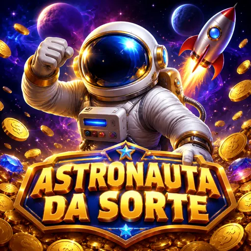 Astronauta subindo com multiplicador crescente