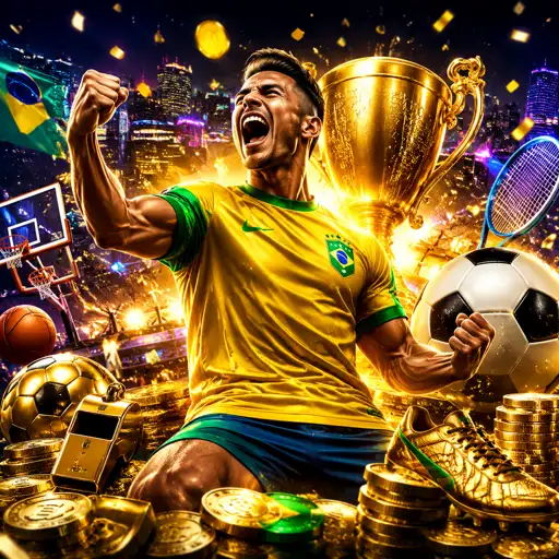 Tela de apostas esportivas no aplicativo